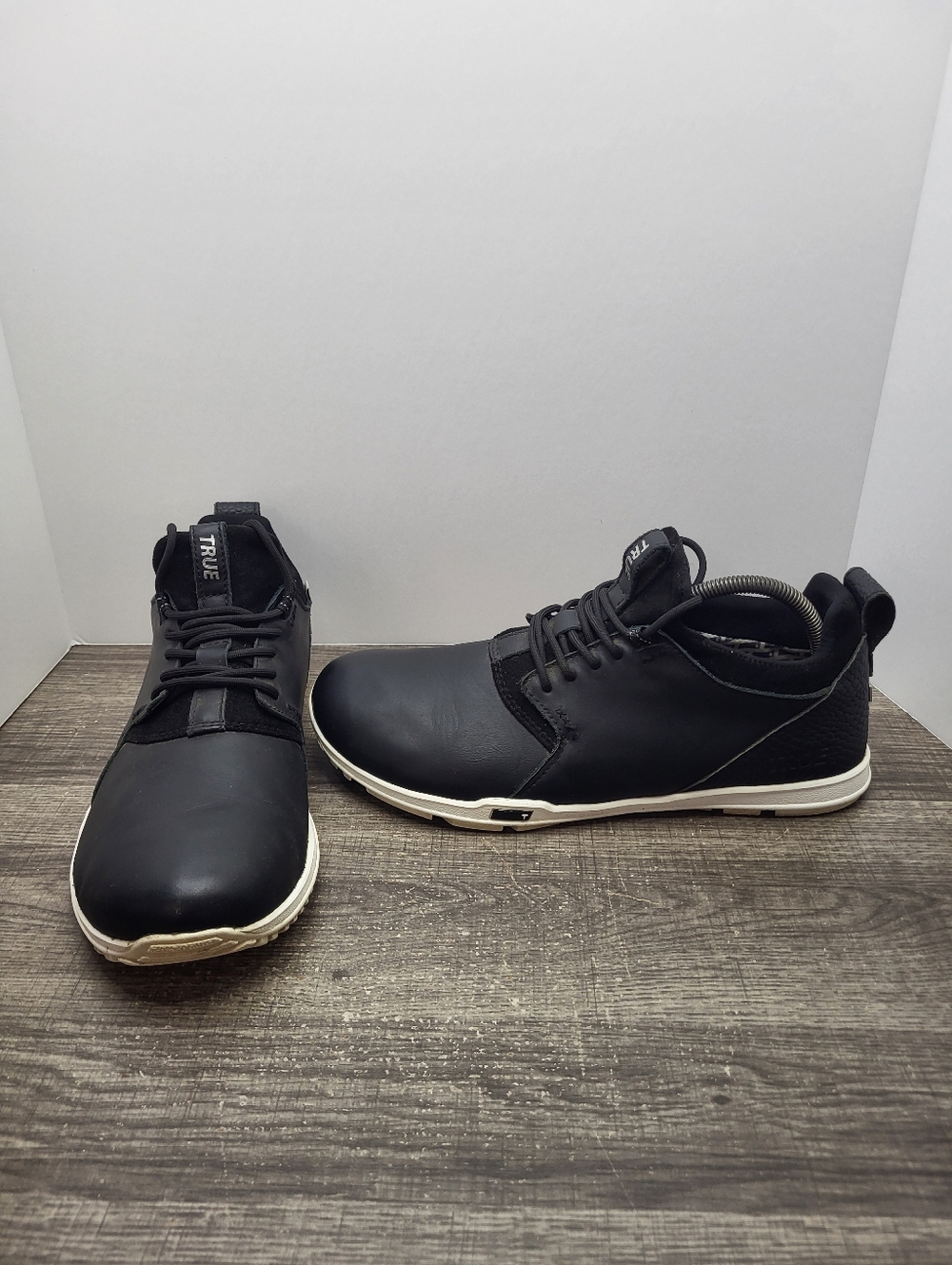 TRUE Linkswear OG Tour Classic Black Grain Leather Golf Shoe Men's Size 10.5